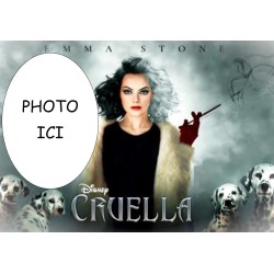 PHOTO PERSONNALISEE CRUELLA LE FILM