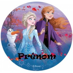 DISQUE PERSONNALISE LA REINE DES NEIGES