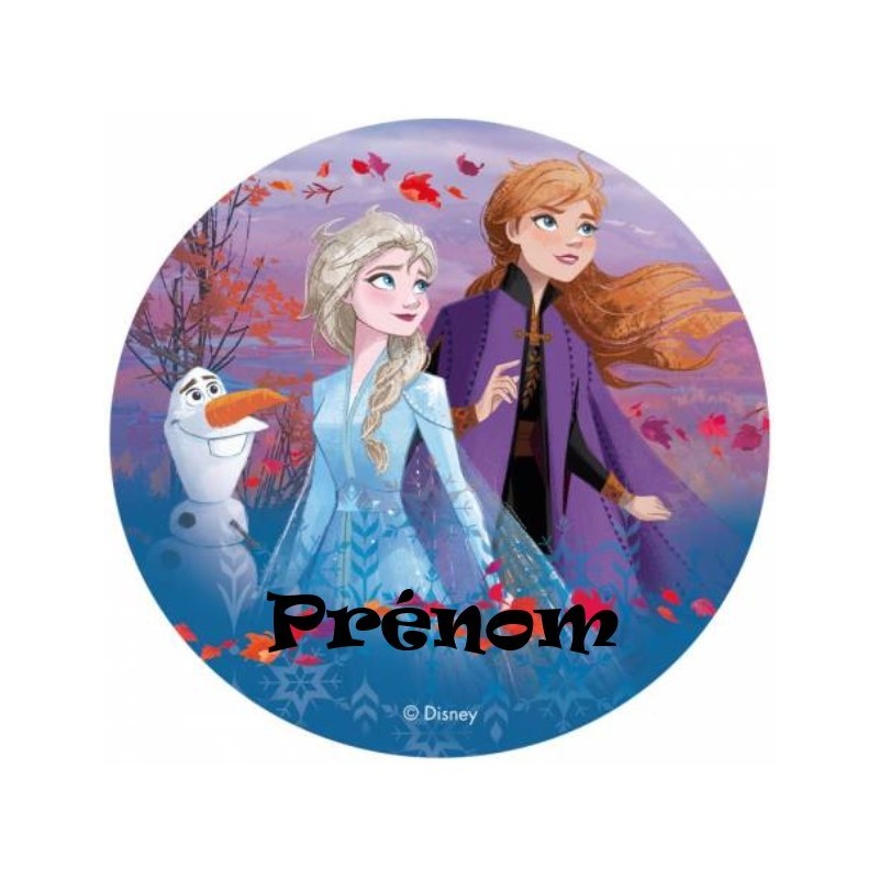 DISQUE PERSONNALISE LA REINE DES NEIGES DISQUE PERSONNALISE LA REINE DES NEIGES