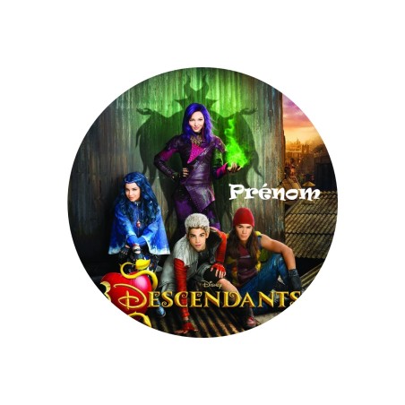 DISQUE PERSONNALISE DESCENDANT