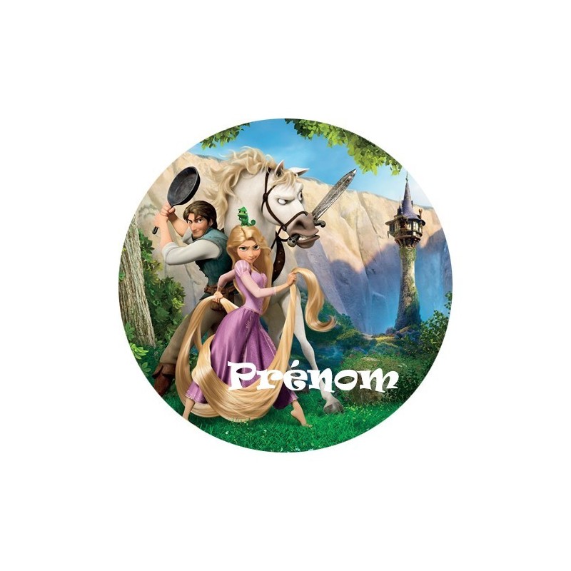 DISQUE PERSONNALISE RAIPONCE DISQUE PERSONNALISE RAIPONCE
