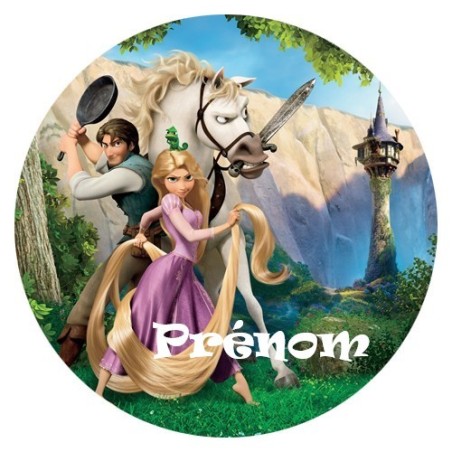 DISQUE PERSONNALISE RAIPONCE