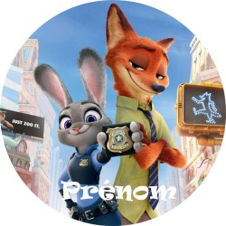 DISQUE PERSONNALISE ZOOTOPIE