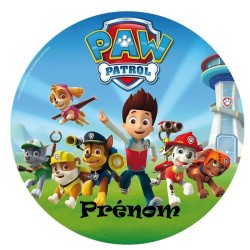DISQUE PERSONNALISE PAT PATROUILLE