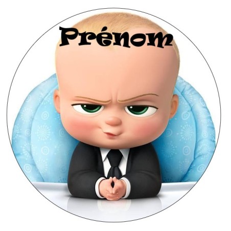 DISQUE PERSONNALISE BABY BOSS