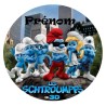 DISQUE PERSONNALISE SCHTROUMPFS