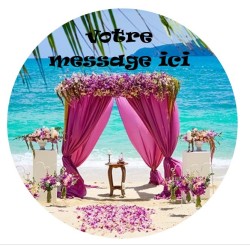 DISQUE PERSONNALISE MARIAGE