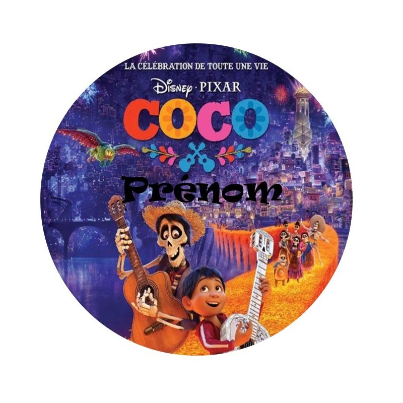 DISQUE PERSONNALISE COCO DISQUE PERSONNALISE COCO