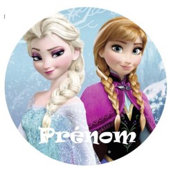 DISQUE PERSONNALISE REINE DES NEIGES