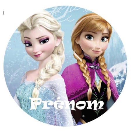 DISQUE PERSONNALISE REINE DES NEIGES