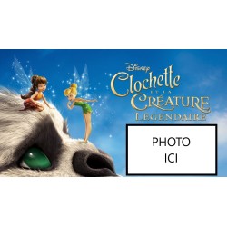 PHOTO PERSONNALISEE CLOCHETTE