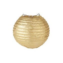 LANTERNE METALLISEE OR DIM. 10cm