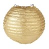 LANTERNE METALLISEE OR DIM. 10cm