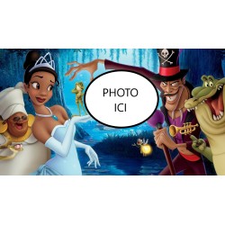 PHOTO PERSONNALISEE LA PRINCESSE ET LA GRENOUILLE
