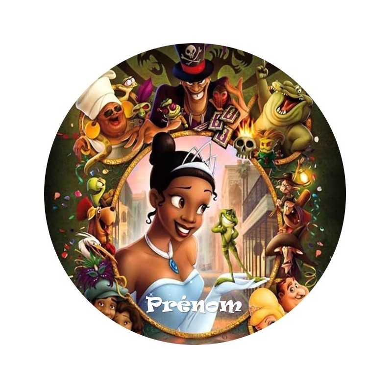 DISQUE PERSONNALISE LA PRINCESSE ET LA GRENOUILLE DISQUE PERSONNALISE LA PRINCESSE ET LA GRENOUILLE
