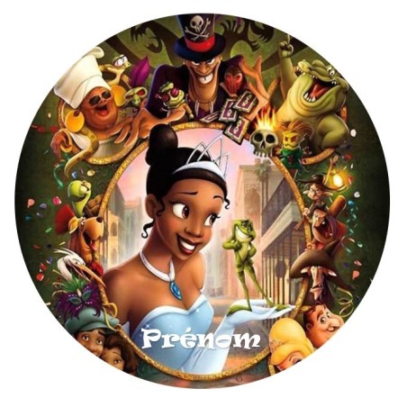 DISQUE PERSONNALISE LA PRINCESSE ET LA GRENOUILLE