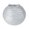 LANTERNE METALISEE ARGENT DIAM 7cm