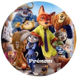 DISQUE PERSONNALISE ZOOTOPIE