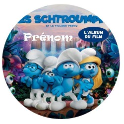DISQUE PERSONNALISE SCHTROUMPFS