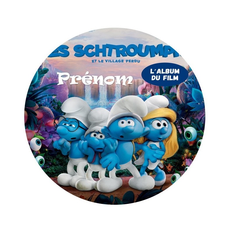 DISQUE PERSONNALISE SCHTROUMPFS DISQUE PERSONNALISE SCHTROUMPFS