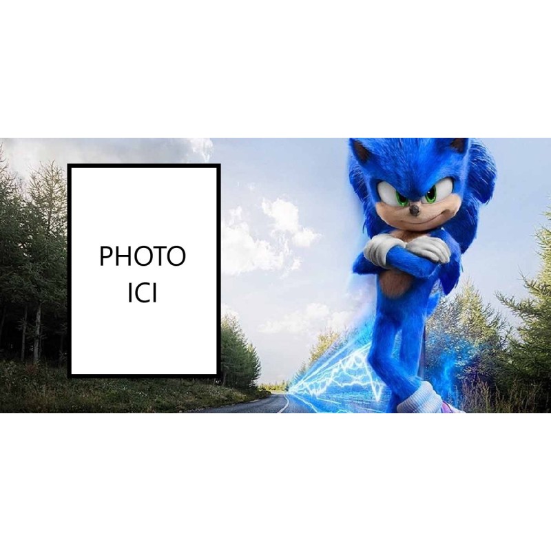 PHOTO PERSONNALISEE SONIC PHOTO PERSONNALISEE SONIC