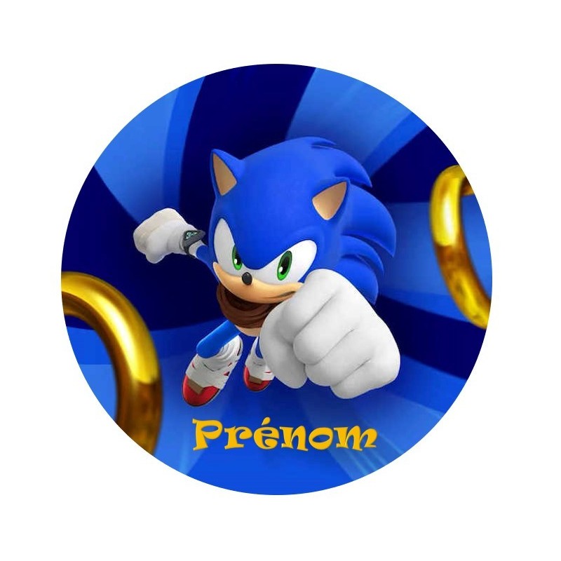 DISQUE PERSONNALISE SONIC DISQUE PERSONNALISE SONIC