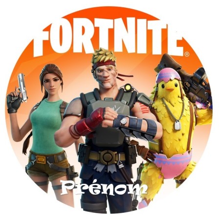 DISQUE PERSONNALISE FORTNITE