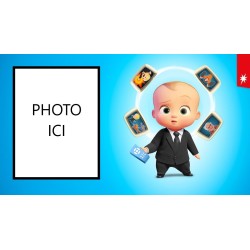 PHOTO PERSONNALISEE BABY BOSS 1 ET 2