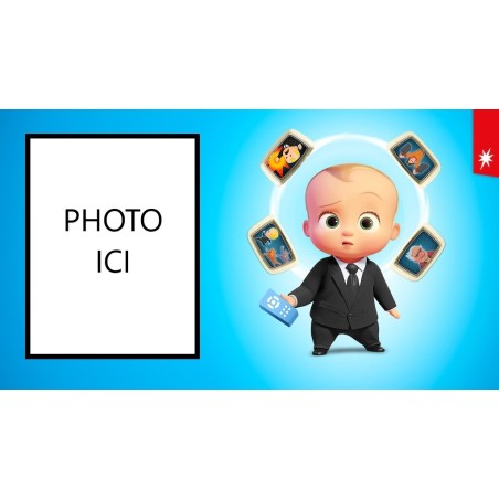 PHOTO PERSONNALISEE BABY BOSS 1 ET 2