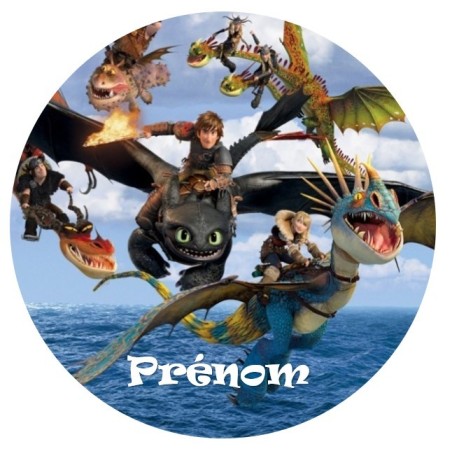 DISQUE PERSONNALISE DRAGON