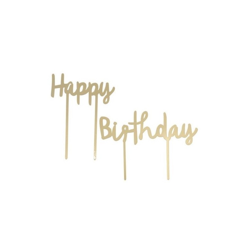 CAKE TOPPER HAPPY BIRTHDAY CAKE TOPPER HAPPY BIRTHDAY