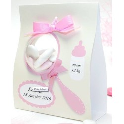 PORTE BOULE HOCHE ROSE