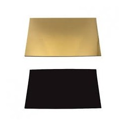 PLAQUE OR / NOIR 40X60CM