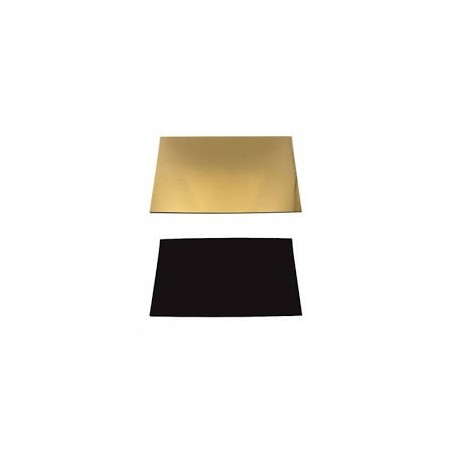PLAQUE OR / NOIR 40X60CM
