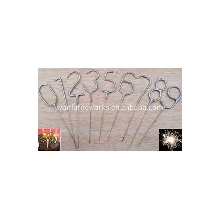 BOUGIE SCINTILLANTE CHIFFRE
