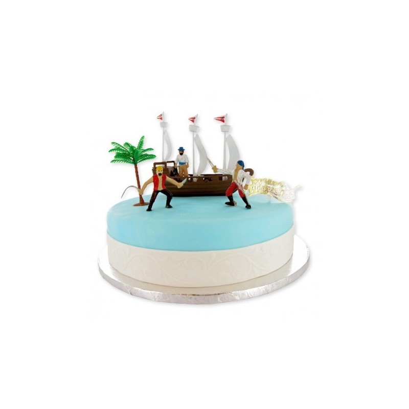 KIT DECORS GATEAU PIRATE KIT DECORS GATEAU PIRATE