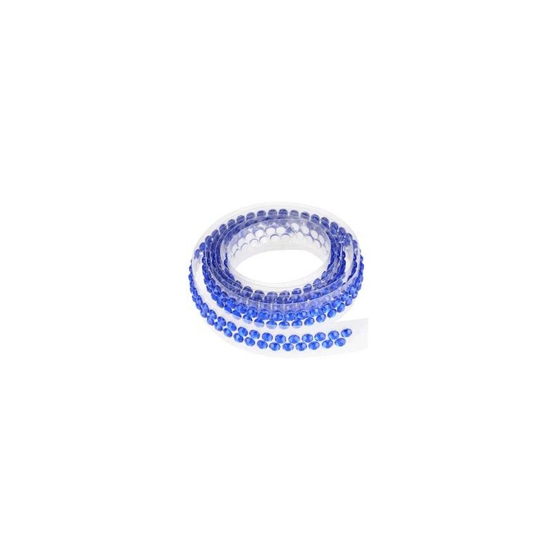 RUBAN STRASS ADHESIFS 90CM BLEU RUBAN STRASS ADHESIFS 90CM BLEU