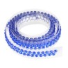 RUBAN STRASS ADHESIFS 90CM BLEU