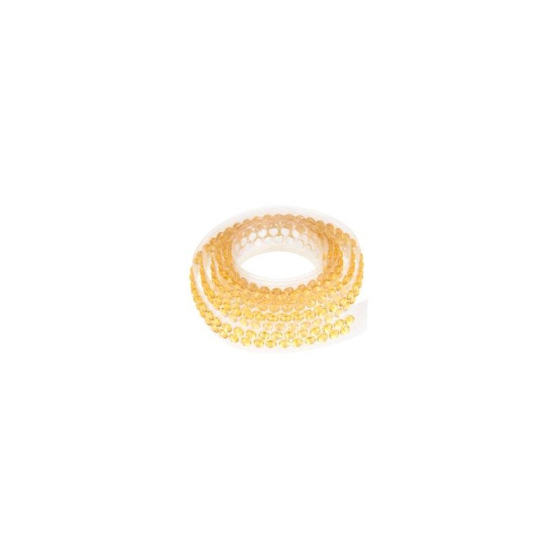 RUBAN STRASS ADHESIFS 90CM JAUNE RUBAN STRASS ADHESIFS 90CM JAUNE