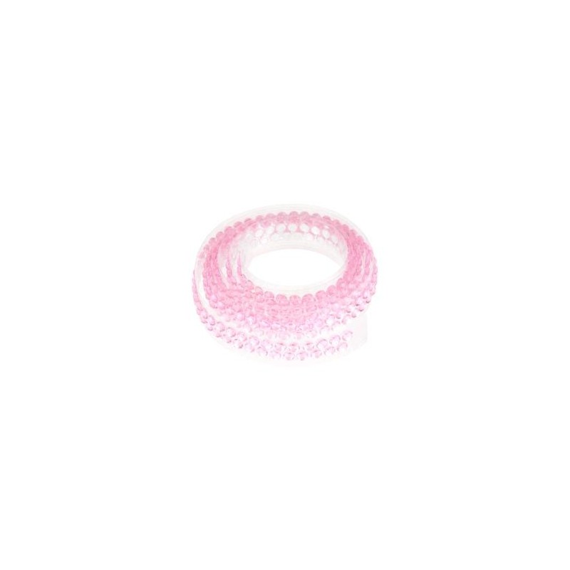 RUBAN STRASS ADHESIFS 90CM ROSE RUBAN STRASS ADHESIFS 90CM ROSE