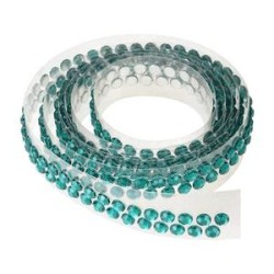 RUBAN STRASS ADHESIFS 90CM VERT