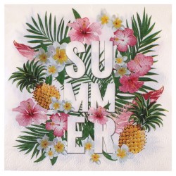 SERVIETTES TROPICALES X20
