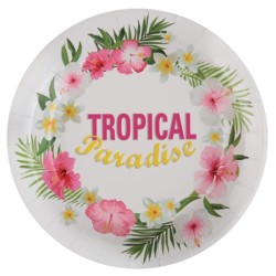 ASSIETTES TROPICALES X10