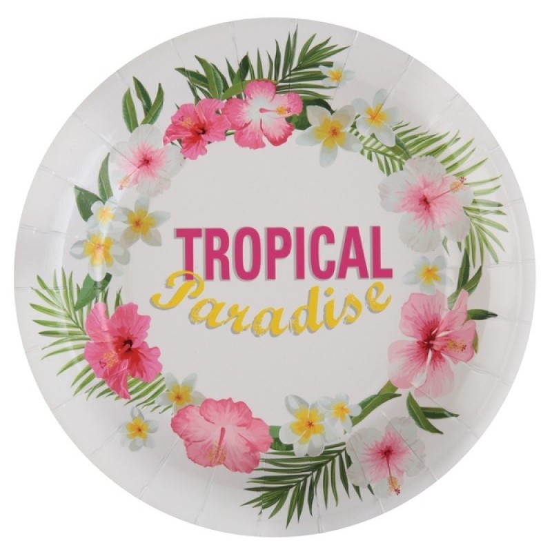 ASSIETTES TROPICALES X10 ASSIETTES TROPICALES X10