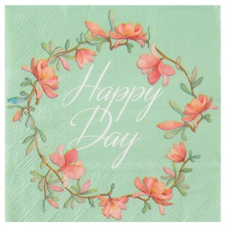 SERVIETTES HAPPY DAY X20