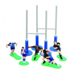 KIT 6 JOUEURS RUGBY + POTEAUX
