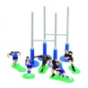 KIT 6 JOUEURS RUGBY + POTEAUX