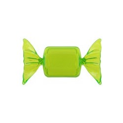 BOITE FORME BONBON VERT ANIS LOT DE 4