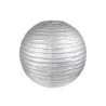 LANTERNE METALISE ARGENT