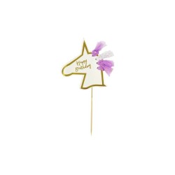 CAKE TOPPERS TETE DE LICORNE